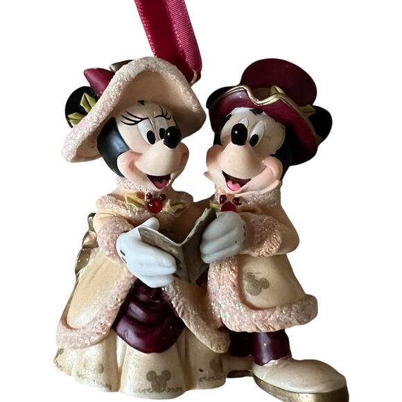 Disney Parks Christmas Collection Victorian Mickey and Minnie Mouse Ornament - Picture 3 of 5